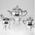 elegant set "tet-a-tet" pentru servirea ceaiului/ cafelei.atelier milanez.cca 1940